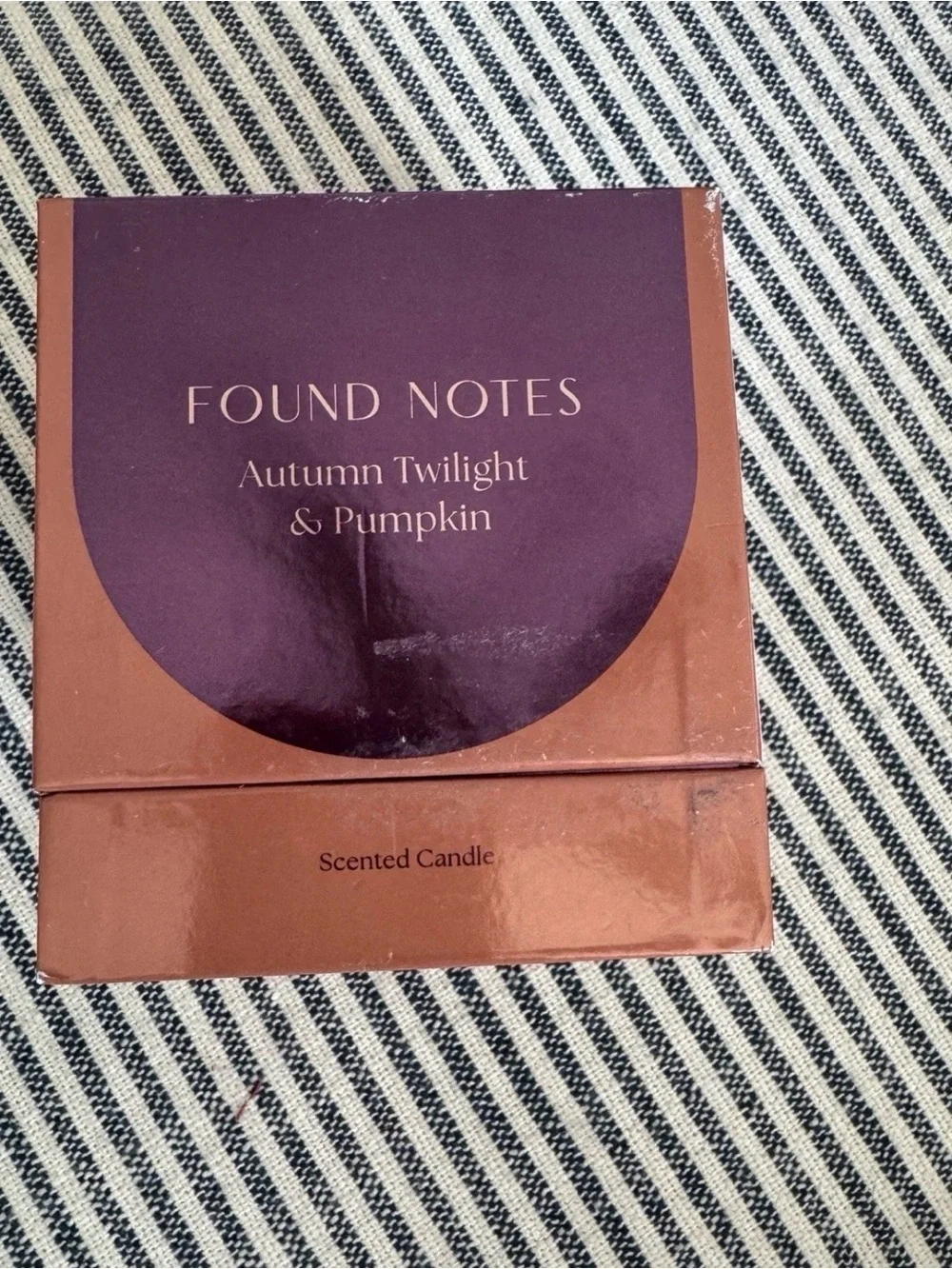 NEW Anthropologie Found Notes Autumn Twilight & Pumpkin Jar Candle 5.2oz